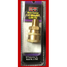 QUICK COUPLER 1/4-inch M NPT 5,500 PSI for Pressure Washers