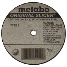 100  Metabo 655321000 3-inch x 1/16-inch x 3/8-inch Original Slicer A60TZ, 100 pack