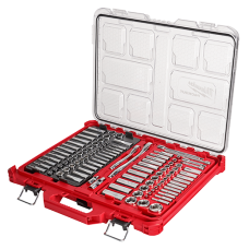 1/4-inch & 3/8-inch Drive 106pc Ratchet & Socket Set with PACKOUT Low-Profile Organizer - SAE & Metric