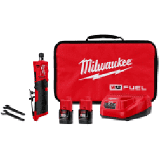 Milwaukee M12 FUEL™ 1/4" Straight Die Grinder 2 Battery Kit