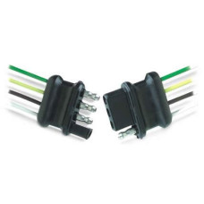 12-inch  4 WIRE MALE and FEMALE CONNECTOR