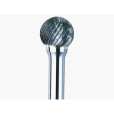 1/4-Inch X 1/4-Inch Ball Shape Carbide Burr Norseman SD-1 Double Cut 