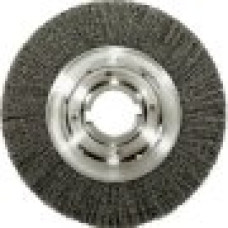 10-Inch Medium Face Crimped Wire Wheel, .014-Inch Steel Fill, 2-Inch Arbor Hole